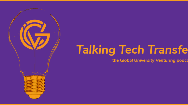 a banner showing the Talking Tech Transfer logo